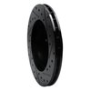 E-Line Drilled & Slotted Black Brake Rotor, 1993-1997 Mopar, Position: Front Left - image 3