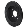 E-Line Drilled & Slotted Black Brake Rotor, 1995-1996 Mopar, Position: Front Left - image 2