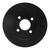 E-Line Drilled & Slotted Black Brake Rotor, 1995-1996 Mopar, Position: Front Left - image 4