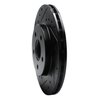 E-Line Drilled & Slotted Black Brake Rotor, 1995-1999 Mopar, Position: Front Left - image 4