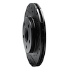 E-Line Drilled & Slotted Black Brake Rotor, 1995-1999 Mopar, Position: Front Right - image 1
