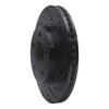 E-Line Drilled & Slotted Black Brake Rotor, 1998-2000 Mopar, Position: Front Right - image 2