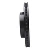 E-Line Drilled & Slotted Black Brake Rotor, 1998-2000 Mopar, Position: Front Right - image 3