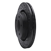 E-Line Drilled & Slotted Black Brake Rotor, 1999-2004 Mopar, Position: Front Right - image 1