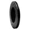 E-Line Drilled & Slotted Black Brake Rotor, 2000-2005 Mopar, Position: Front Right - image 2