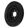E-Line Drilled & Slotted Black Brake Rotor, 2003-2017 Mopar, Position: Rear Right - image 4