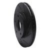 E-Line Drilled & Slotted Black Brake Rotor, 2007-2017 Fits Multiple Makes/Models, Position: Front Right - image 3