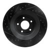 E-Line Drilled & Slotted Black Brake Rotor, 2008-2014 Mopar, Position: Front Right - image 4