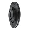 E-Line Drilled & Slotted Black Brake Rotor, 2002-2018 Fits Multiple Makes/Models, Position: Rear Left - image 2