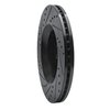E-Line Drilled & Slotted Black Brake Rotor, 2002-2018 Fits Multiple Makes/Models, Position: Rear Right - image 3