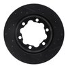 E-Line Drilled & Slotted Black Brake Rotor, 2002-2006 Fits Multiple Makes/Models, Position: Rear Left - image 4