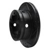 E-Line Drilled & Slotted Black Brake Rotor, 2002-2006 Fits Multiple Makes/Models, Position: Rear Right - image 4