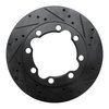 E-Line Drilled & Slotted Black Brake Rotor, 1988-2000 Fits Multiple Makes/Models, Position: Front Right - image 4