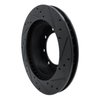 E-Line Drilled & Slotted Black Brake Rotor, 1980-1993 Mopar, Position: Front Left - image 4