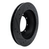 E-Line Drilled & Slotted Black Brake Rotor, 1980-1993 Mopar, Position: Front Right - image 4