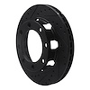E-Line Drilled & Slotted Black Brake Rotor, 1975-1993 Mopar, Position: Front Left - image 1