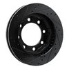 E-Line Drilled & Slotted Black Brake Rotor, 1977-1993 Fits Multiple Makes/Models, Position: Front Right - image 4