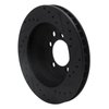 E-Line Drilled & Slotted Black Brake Rotor, 1974-1981 Mopar, Position: Front Left - image 3