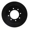 E-Line Drilled & Slotted Black Brake Rotor, 1973-1993 Mopar, Position: Front Left - image 3