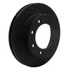 E-Line Drilled & Slotted Black Brake Rotor, 1973-1993 Mopar, Position: Front Right - image 2