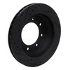 E-Line Drilled & Slotted Black Brake Rotor, 1973-1993 Mopar, Position: Front Right - image 4