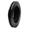 E-Line Drilled & Slotted Black Brake Rotor, 1980-1993 Mopar, Position: Front Right - image 4