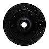 E-Line Drilled & Slotted Black Brake Rotor, 1978-1997 Mopar, Position: Front Right - image 1