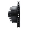 E-Line Drilled & Slotted Black Brake Rotor, 1978-1997 Mopar, Position: Front Right - image 3