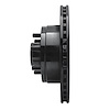 E-Line Drilled & Slotted Black Brake Rotor, 1991-1996 Mopar, Position: Front Right - image 1