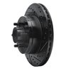 E-Line Drilled & Slotted Black Brake Rotor, 1991-1996 Mopar, Position: Front Right - image 3