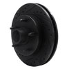 E-Line Drilled & Slotted Black Brake Rotor, 1994-1999 Mopar, Position: Front Left - image 4