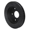 E-Line Drilled & Slotted Black Brake Rotor, 1994-1999 Mopar, Position: Front Left - image 2