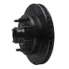 E-Line Drilled & Slotted Black Brake Rotor, 1994-1999 Mopar, Position: Front Right - image 1