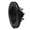 E-Line Drilled & Slotted Black Brake Rotor, 1994-1999 Mopar, Position: Front Right - image 2