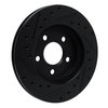 E-Line Drilled & Slotted Black Brake Rotor, 1996-2000 Mopar, Position: Front Right - image 4