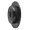 E-Line Drilled & Slotted Black Brake Rotor, 1997-2007 Mopar, Position: Rear Right - image 1
