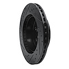 E-Line Drilled & Slotted Black Brake Rotor, 1997-2002 Mopar, Position: Front Right - image 1