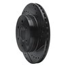 E-Line Drilled & Slotted Black Brake Rotor, 1997-2002 Mopar, Position: Front Right - image 4