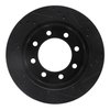 E-Line Drilled & Slotted Black Brake Rotor, 2000-2002 Mopar, Position: Front Left - image 4