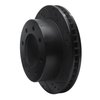 E-Line Drilled & Slotted Black Brake Rotor, 2000-2002 Mopar, Position: Front Right - image 2