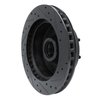 E-Line Drilled & Slotted Black Brake Rotor, 1978-1981 Mopar, Position: Front Left - image 4