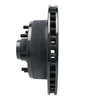 E-Line Drilled & Slotted Black Brake Rotor, 1978-1981 Mopar, Position: Front Right - image 3