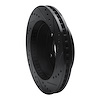E-Line Drilled & Slotted Black Brake Rotor, 2000-2001 Mopar, Position: Front Left - image 1