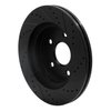 E-Line Drilled & Slotted Black Brake Rotor, Fits Select Mopar, Position: Front Left - image 2