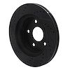 E-Line Drilled & Slotted Black Brake Rotor, Fits Select Mopar, Position: Front Right - image 1
