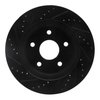 E-Line Drilled & Slotted Black Brake Rotor, Fits Select Mopar, Position: Front Right - image 2