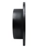 E-Line Drilled & Slotted Black Brake Rotor, 2003-2004 Mopar, Position: Rear Left - image 2