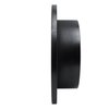 E-Line Drilled & Slotted Black Brake Rotor, 2003-2004 Mopar, Position: Rear Right - image 3