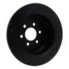 E-Line Drilled & Slotted Black Brake Rotor, 2003-2004 Mopar, Position: Rear Right - image 4
