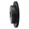 E-Line Drilled & Slotted Black Brake Rotor, 2003-2003 Mopar, Position: Rear Right - image 4